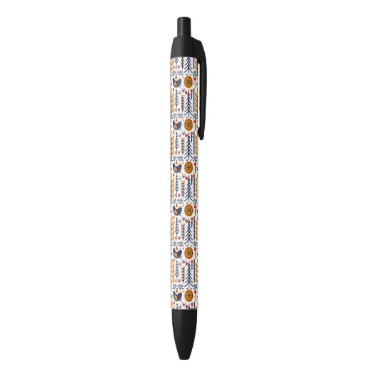 herfst herfst herfstkunstpatroon zwarte inkt pen (Achterkant (Verticaal))