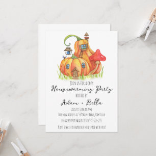 Herfst herfst housewarming uitnodigingen