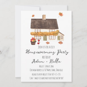 Herfst herfst housewarming uitnodigingen