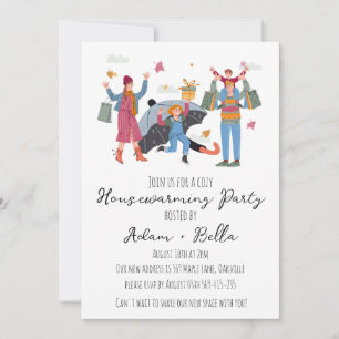 Herfst herfst housewarming uitnodigingen