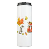 Herfst herfst kalkoen thermosbeker (Achterkant)