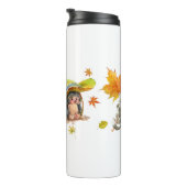 Herfst herfst kalkoen thermosbeker (Geroteerd rechts)