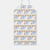 Herfst Herfst Kleding Line Boy Baby shower Cadeaulabel (Achterkant)