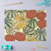 Herfst Herfst Kleurrijke Pompoenen Tissuepapier (Craft)