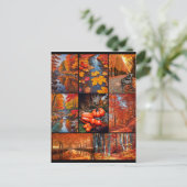 Herfst Herfst Landschap Fotokunst Briefkaart (Staand voorkant)