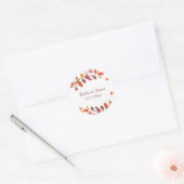 Herfst Herfst Leaf bruiloft Stickers (Envelop)
