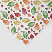 Herfst herfst leest kleurrijk Rustic Tissuepapier (Detail)
