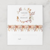 Herfst herfst leest roestrijk land boho Wedding (Buitenkant ongevouwen)