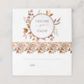 Herfst herfst leest roestrijk land boho Wedding (Buitenkant ongevouwen)