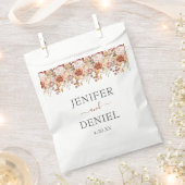 Herfst herfst leest roestrijk land boho Wedding Bedankzakje (Geknipt)