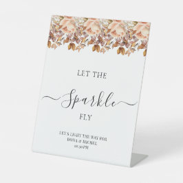 Herfst herfst leest roestrijk land boho Wedding Reclamebord Met Voetstuk