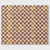 Herfst Herfst Modern Argyle Pattern No7 Cadeaupapier (Vlak)