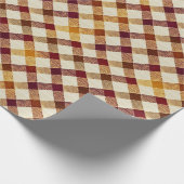 Herfst Herfst Modern Argyle Pattern No7 Cadeaupapier (Hoek)