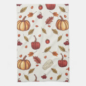 Herfst Herfst Oogst Thanksgiving Keuken Handdoeken (Verticaal)