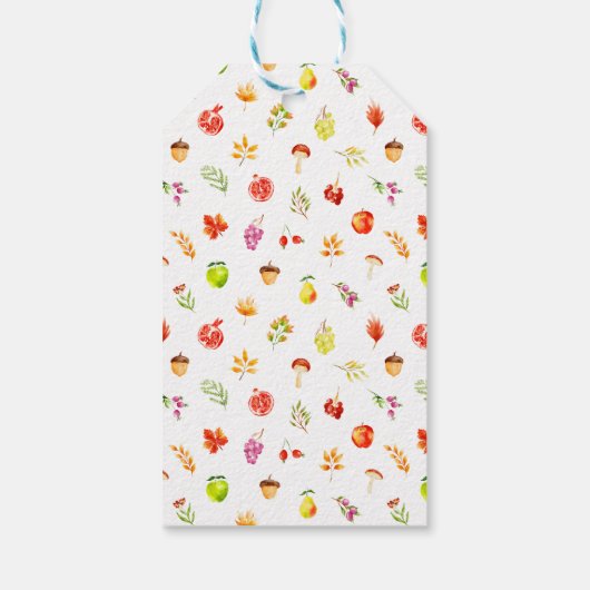 Herfst Herfst Oogst Vrijgezellenfeest Dank u Cadeaulabel (Achterkant)