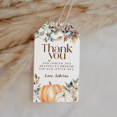 Herfst Herfst Pompoen Baby Shower Bedankt Favoriet Cadeaulabel