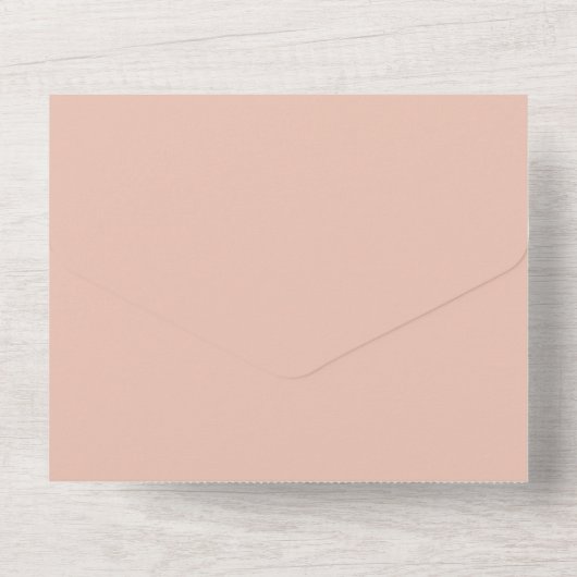 Herfst Herfst pompoen botanische bruiloft All In One Uitnodiging (Achterkant)