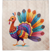 Herfst Herfst Pompoen Douchegordijn (Voorkant)