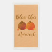 Herfst/herfst/pompoen Servet (Voorkant)