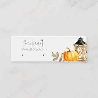 Herfst Herfst Pompoen Stud Loop Hoop Oorbel Displa Mini Visitekaartje