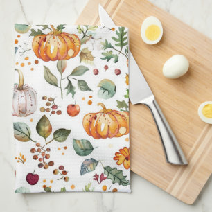 Herfst Herfst Pompoenen & Bladeren Keuken vakant Theedoek