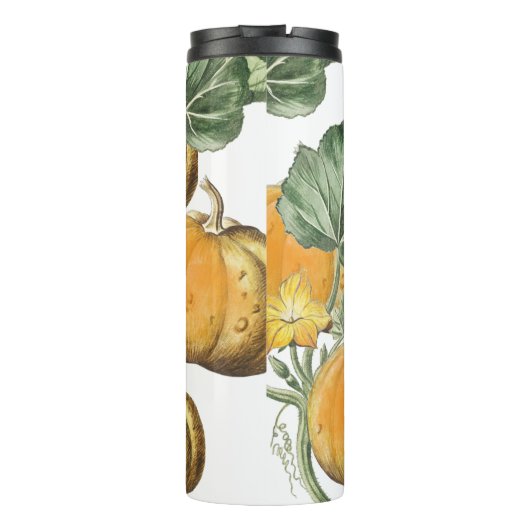 Herfst herfst pompoenen thermosbeker (Achterkant)