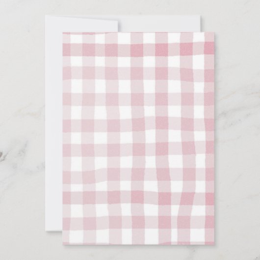 Herfst Herfst Roze Bow Pompoen Patch Verjaardag Kaart (Achterkant)