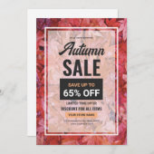 Herfst / Herfst Sale Flyer Sjabloon (Voorkant / Achterkant)