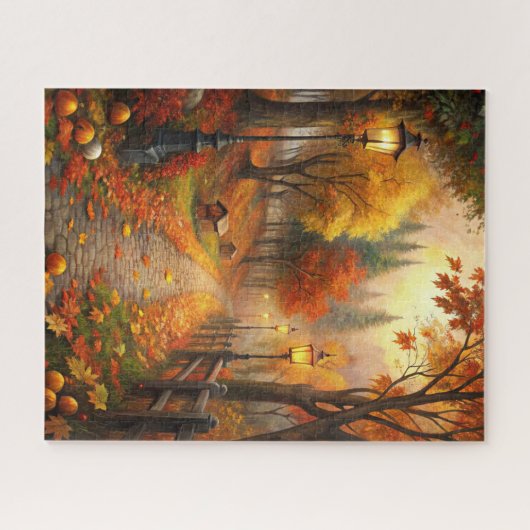 Herfst Herfst Scene Legpuzzel (Horizontaal)