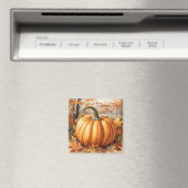 Herfst Herfst Seizoen Pompoen Theme Magnet Magneet (Insitu (Vaatwasser))
