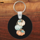 Herfst Herfst Seizoen Schattige Gekleurde Pastel P Sleutelhanger (Voorkant)