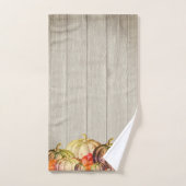 Herfst Herfst Sinaasappel Pompoen Rustiek Schattig Bad Handdoek (Handdoek)