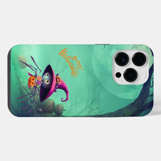 Herfst/herfst/spin/heks/halloween iPhone Hoesje (Achterkant horizontaal)