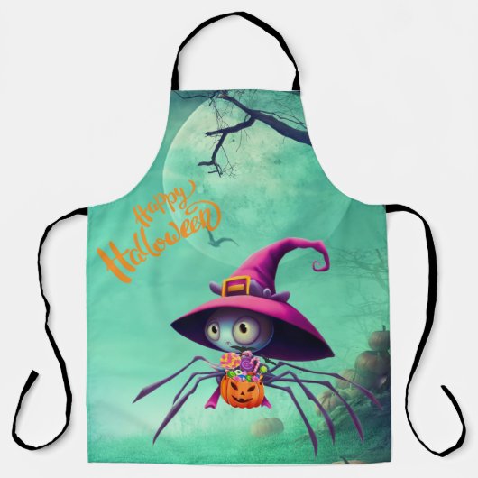 Herfst/herfst/spin/heks/halloween Schort (Voorkant)
