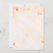 Herfst Herfst Teddy Bear Baby shower Uitnodiging (Achterkant)