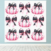 Herfst Herfst Thanksgiving Oogst Bladeren Vallen Canvas Afdruk (Insitu (Houten vloer))