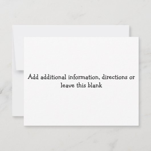 Herfst herfst thema Jubileum Uitnodiging (Achterkant)