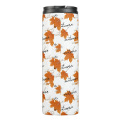 Herfst Herfst Thermische Tumbler Thermosbeker (Achterkant)