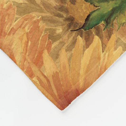 Herfst Herfst ventilatorontwerp Fleece Deken (Hoek)