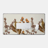 Herfst Herfst Waterverf bladeren Bureaumat (Keyboard & Muis)