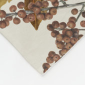 Herfst Herfst Waterverf bladeren Fleece Deken (Hoek)