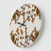 Herfst Herfst Waterverf bladeren Grote Klok (Hoek)