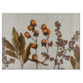 Herfst Herfst Waterverf bladeren Snijplank (Voorkant)