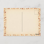 Herfst / Herfst Waterverf Fox - Briefkaart (Achterkant)