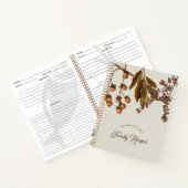 Herfst Herfst Waterverf gebladerte Thanksgiving re Notitieboek (Binnen)