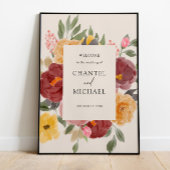 Herfst herfst Wedding | Poster Welkomstteken