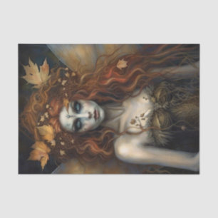 Herfst Herfst Woodland Gotische Fairy Decoupage Pa Tissuepapier