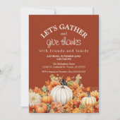 Herfst herfstbladeren laten Thanksgiving verzamele Kaart (Voorkant)