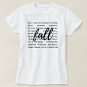 Herfst | herfstbladeren | Pompoen T-shirt (Design voorkant)