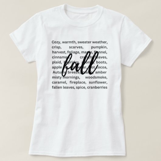 Herfst | herfstbladeren | Pompoen T-shirt (Design voorkant)